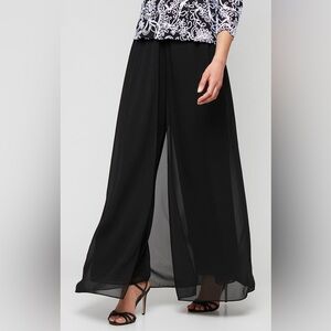 Vintage Adrianna Papell Petite Skirt/Pant Combination Bottom with Foldover Panel